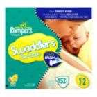 Pampers Dry Max Swaddlers New Baby Diapers, Size 1 2   152 Count