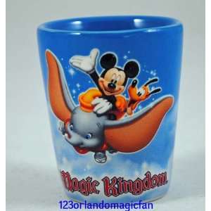 Disney World Magic Kingdom Mickey Dumbo Shot Glass:  
