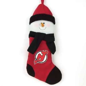  22 NHL New Jersey Devils Plush Snowman Hockey Christmas 