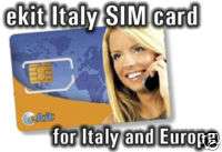 Italian SIM cards   Free incoming in Italy and Europe  