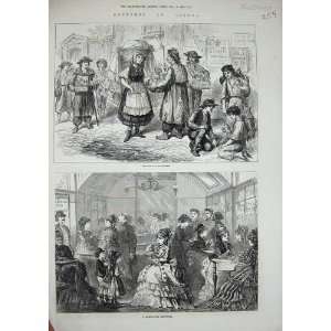   1873 Vienna Austria Conditorel Pedlars Laudress People