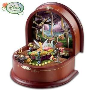 Disney Tinker Bells Cottage Masterpiece Music Box by The Bradford 