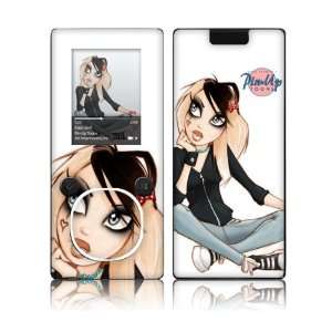   Zune  4 8GB  Pin Up Toons  Emo Girl Skin  Players & Accessories