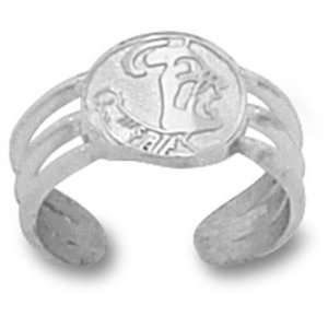  Florida State University Seminole Toe Ring Pendant (Silver 