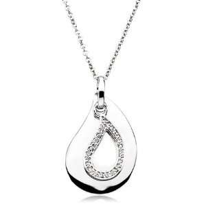  A Tear to Treasure Sterling Silver Necklace: Jewelry