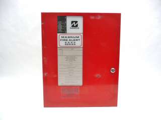NAPCO SYSTEMS MAGNUM FIRE ALERT 6012 6000 SECURITY ALARM PANEL BOX MFA 