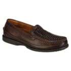 toe boat shoe smooth leather upper fully cushioned footbed rubber 