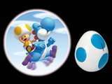 Super Mario Bros Wii Glow Flashlight Egg Toad Blu Yoshi  