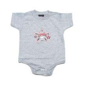 Old Time SportsRound Rock Express Infant One Piece Bodysuit   Steel 12 