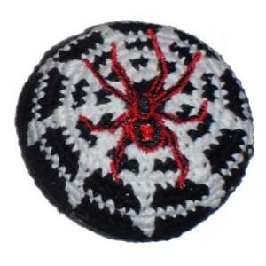  Black Widow Hacky Sack / Footbag   Embroidered   Made in 