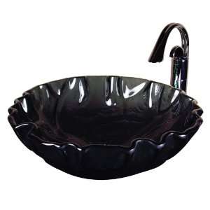   Sinks 16.5 Gray Shell Glass Basin Sink from the Glass Sinks Colle