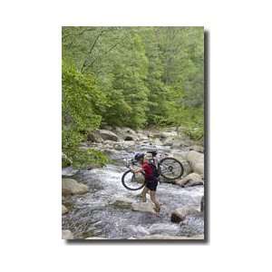 Mountain Biking Madison County Virginia Giclee Print 