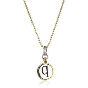 Waxing Poetic Monogram Insignia Q Charm, 18 Jewelry