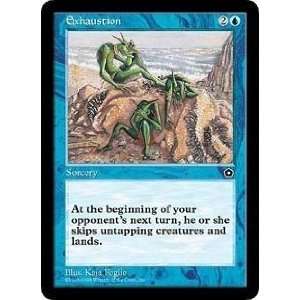    Exhaustion (Magic the Gathering  Portal 2 Rare) Toys & Games