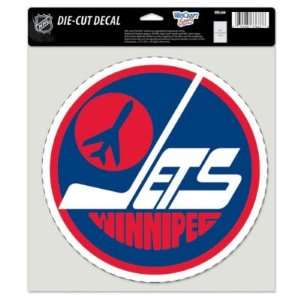  Winnipeg Jets Official 8x8 Die Cut Car Decal Sports 