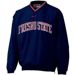  Nike Fresno State Bulldogs Navy Blue Classic Windshirt 