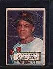 Willie Mays New York Giants 1952 Topps #261 Rookie Reprint card