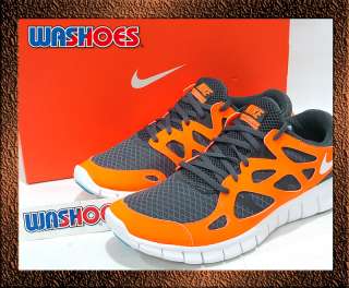 2011 Mens Nike Free Run 2 Dark Grey White Orange US 8~12 Air Max 1 90 