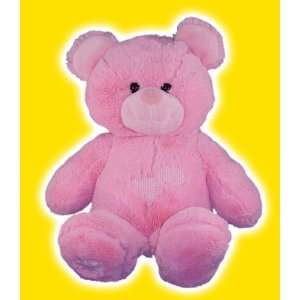 15 Pink Bear w/ Patch Make Your Own *NO SEW* Stuffed 