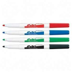   Dry Erase Set, Nontoxic, 4/PK, Black/Blue/Green/Red: Office Products
