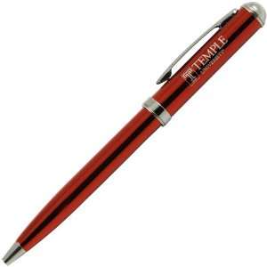  NCAA Temple Owls Red Click Action Gel Ink Pen Sports 