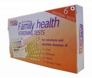 ALL IN 1 FAMILY HEALTH HOME SCREENING URINE TEST STRIPS 5060100930442 