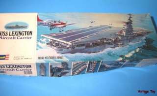   model kit of the US Navy Aircraft Carrier, the Lexington , Revell