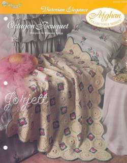 Octagon Bouquet Afghan, Victorian Elegance crochet  