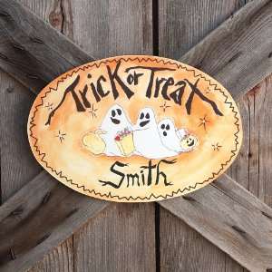 Stupell Halloween Personalized Wall Plaque:  Home & Kitchen
