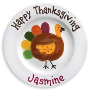  Happy Thanksgiving Personalized Plate