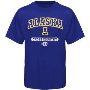  NCAA Russell Alaska Fairbanks Nanooks Royal Blue Cross 