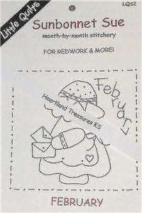 Sunbonnet Sue Stitchery Little Quilt Pattern Leaflet #2  