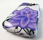 VIOLET LILY FLOWERS HARD SHELL SNAP ON CASE COVER LG EN