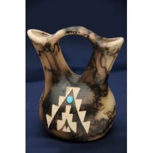    Native American Horse Hair Wedding Vase 5 (88)