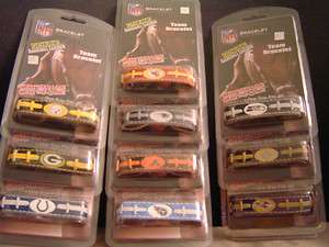 NFL Genuine Leather Bracelets  