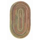 Capel American Song Oval Braided Rug 27x48 250 Green