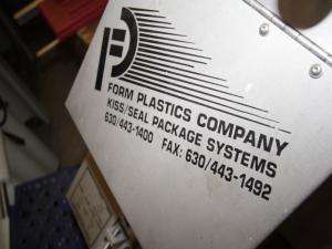 Form Plastic Kiss/Seal Package System w/ PosiGuard Safety Controls 