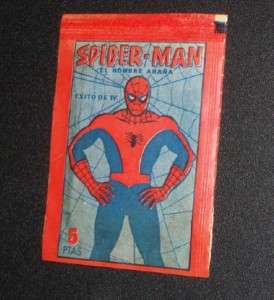 Spiderman Gum Card Pack 60s TV Cartoon Show Marvelmania  