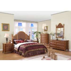 Oyster Bay Wicker Bedroom Set by Hospitality Rattan  