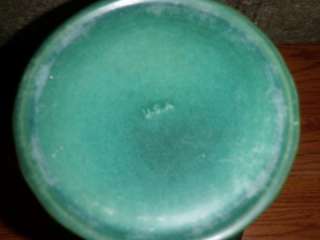 Vintage Roseville Pottery Clematis Jardiniere & Pedestal 667 8 Forest 