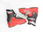 used salomon spk red ski boots girl s teen size