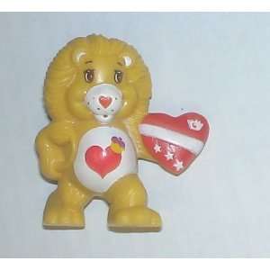   Vintage Care Bears PVC Figure 1983  Brave Heart Lion 