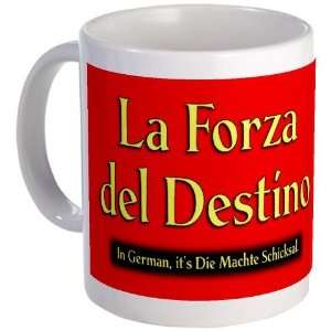  La Forza del Destino German Mug by  Kitchen 