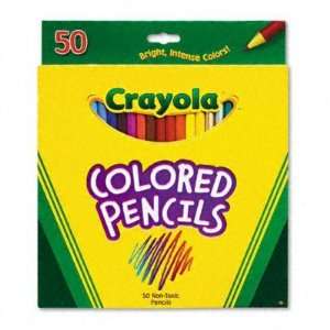    BIN684050   Crayola Presharpened Long Colored Pencils Toys & Games