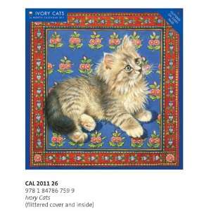 2011 Art Calendars: Ivory Cats   16 Month   30x30cm: Home 