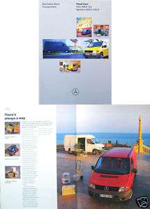 Mercedes Benz Vito & Sprinter Van 1996 97 UK Brochure  