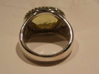 DAVID YURMAN Oval Sage Amethyst Signature Diamond Ring  