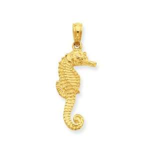  14k Gold Seahorse Pendant Jewelry