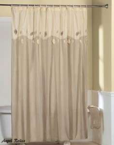 Elegant Fabric Vine Fabric Shower Curtain  