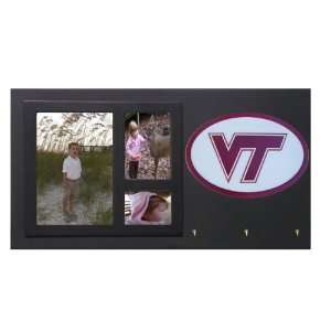  Virginia Tech VT Hokies Picture Frame Key Holder Sign 